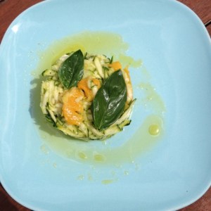 ma salade de courgettes gourmande