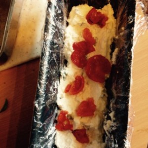 pressée de caillé de chèvre