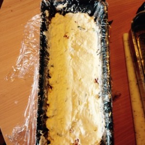 pressée de caillé de chèvre