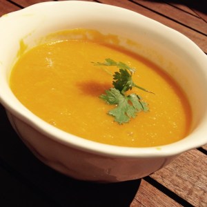 soupe de carottes au gingembre