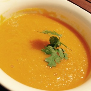 soupe de carottes au gingembre