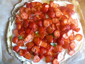 Ma tarte aux fraises à la mascarpone