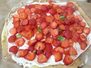 Ma tarte aux fraises à la mascarpone