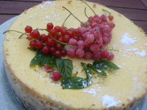 cheesecake citron groseilles