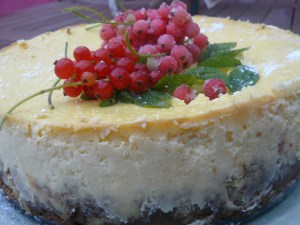 cheesecake citron groseilles