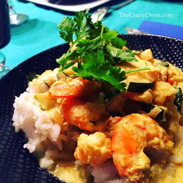 curry de crevettes