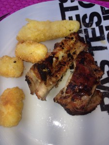 travers de porc marinés