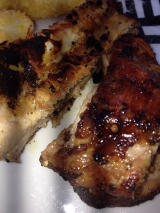 travers de porc marinés