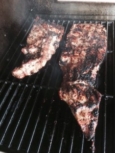 travers de porc marinés