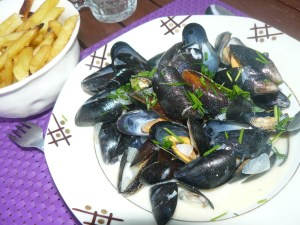 moules à la crème