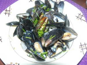 moules à la crème