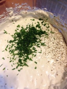 Cheesecake sale aux Tuc et aux radis