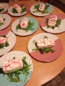 Cheesecake sale aux Tuc et aux radis