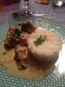 sauté de veau au gingembre