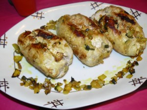 poulet farcis aux courgettes