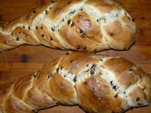 brioche tressée au chocolat