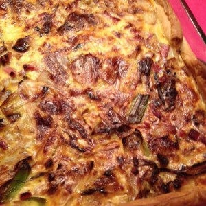 flamiche poireaux lardons