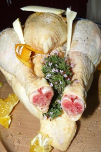 poulet rôti à l'orange