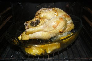poulet rôti à l'orange