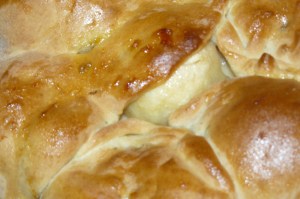 tarte aux pommes briochée