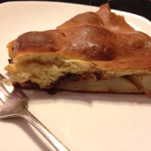 tarte briochée aux poires