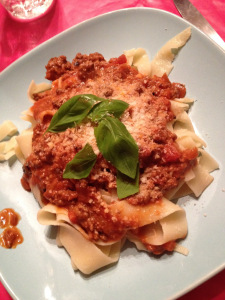 les pâtes à la papa