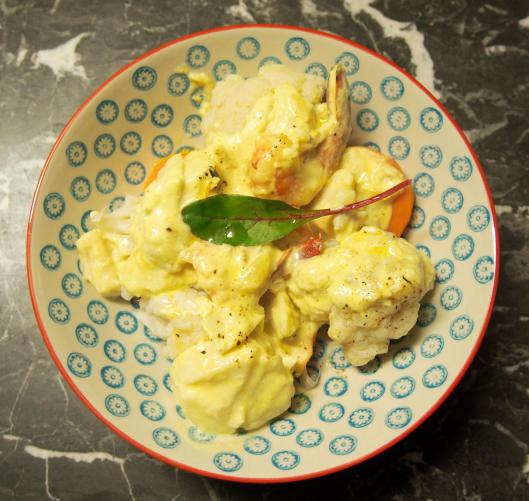 crevette-dos de cabillaud-crème coco-Narbonne-combinaisons alimentaires-sans gluten