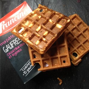 Gaufre chocolat chantilly citron vert