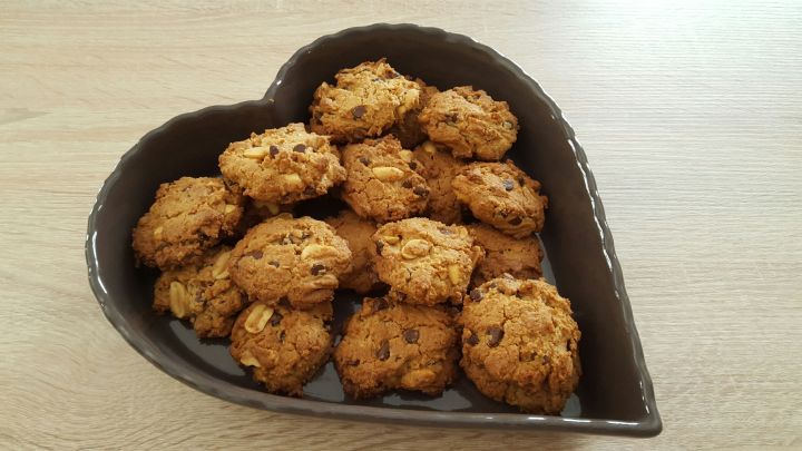 cookies cacahuetes huile d'olive