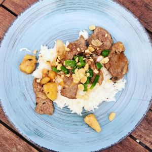 boeuf sauté express à l'ananas