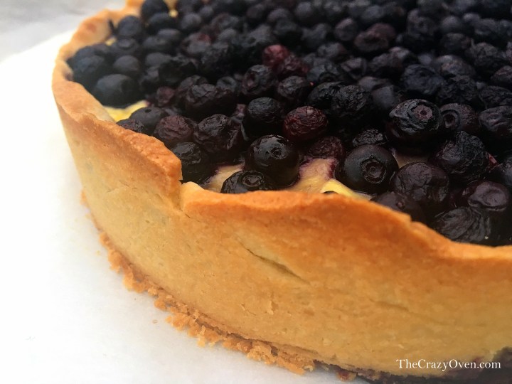 tare gourmande aux myrtilles