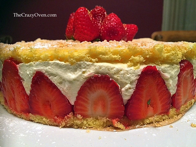 fraisier crème mascarpone