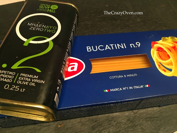 pâte et huile d'olive