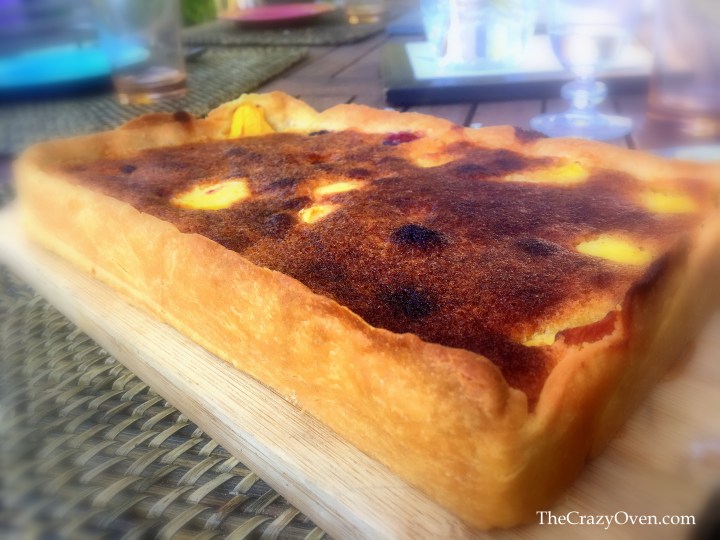 gateau pêche noisette