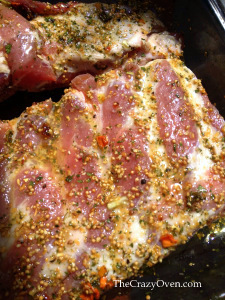 les travers de porc aux herbes