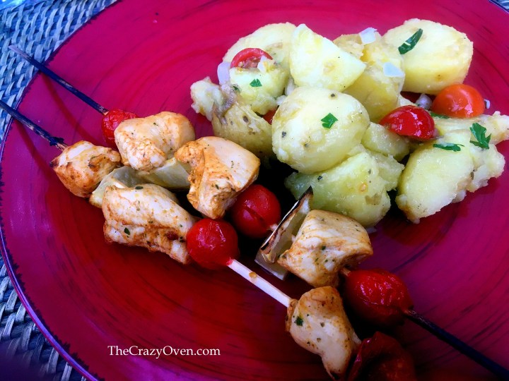 brochette de poulet citron