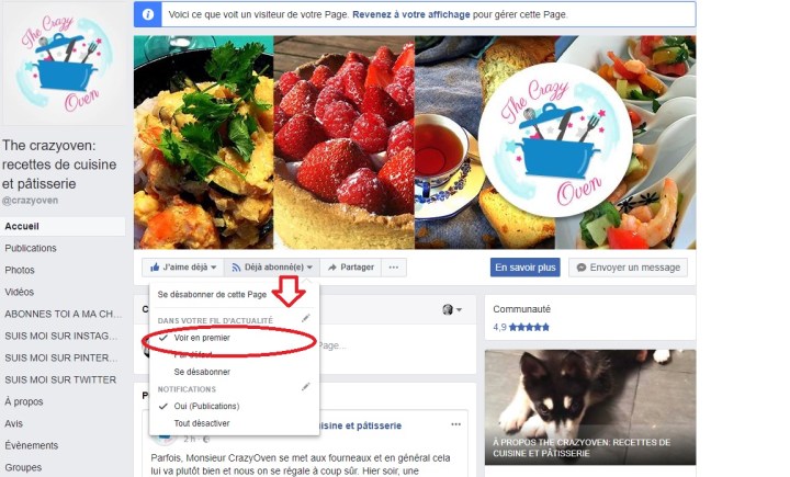 THECRAZYOVEN SUR FACEBOOK