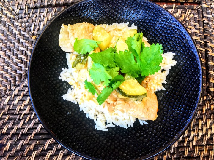 Curry vert de dinde aux courgettes (2)