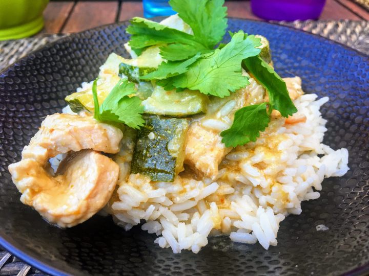 Curry vert de dinde aux courgettes (3)