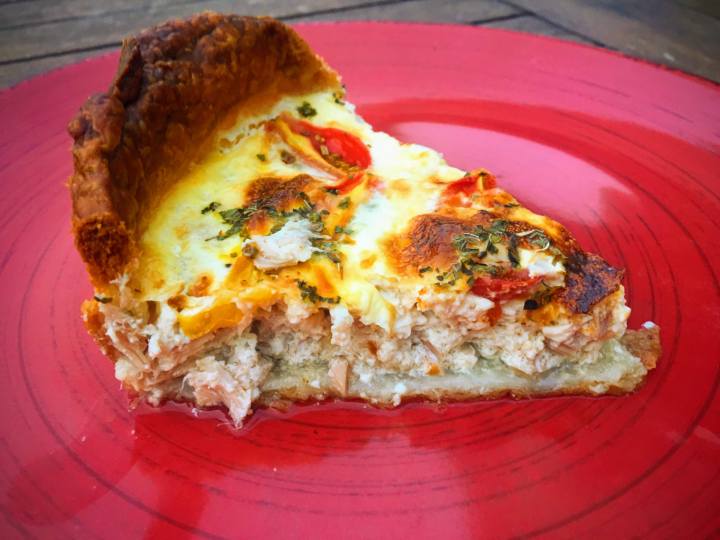 quiche au thon et aux tomates cerises